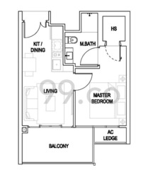 Urban Residences (D19), Apartment #419317101